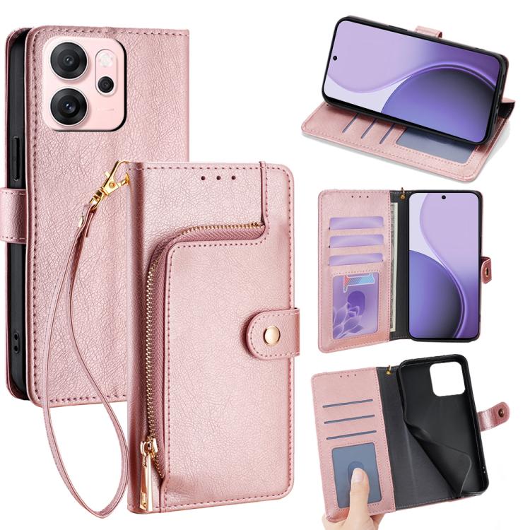 Zipper Bag Leather Phone Case, For OPPO K13 Turbo Pro 5G, For OPPO Reno14 F 5G, For OPPO A5x 5G Global, For OPPO A5 5G 2025 Global, For OPPO Find X8s+ 5G, For OPPO Find X8s 5G