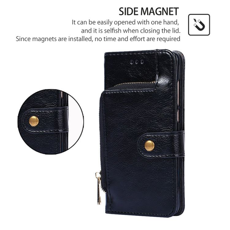 Zipper Bag Leather Phone Case, For vivo Y38 5G / T3x Global, For vivo V30e 5G Global, For vivo iQOO Z9x 5G, For vivo iQOO Z9 Turbo, For vivo Y03 4G, For vivo Y100 5G IDN