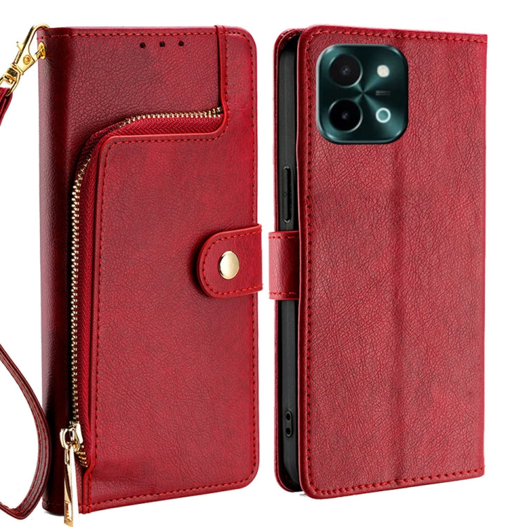 Zipper Bag Leather Phone Case, For vivo V50 5G, For vivo X200 Pro 5G, For vivo S19 Pro, For vivo S19, For vivo Y28 4G, For vivo X100s