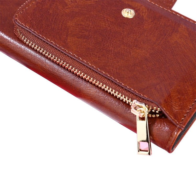 Zipper Bag Leather Phone Case, For vivo Y78 Plus 5G