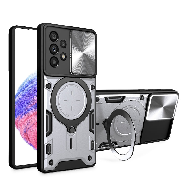 CD Texture Sliding Camshield Magnetic Holder Phone Case, For Samsung Galaxy S22 5G, For Samsung Galaxy A13 5G, For Samsung Galaxy A03s, For Samsung Galaxy A53
