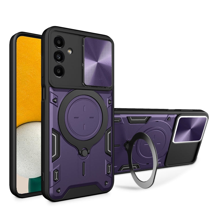 CD Texture Sliding Camshield Magnetic Holder Phone Case, For Samsung Galaxy S22 5G, For Samsung Galaxy A13 5G, For Samsung Galaxy A03s, For Samsung Galaxy A53