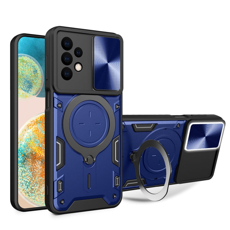 CD Texture Sliding Camshield Magnetic Holder Phone Case, For Samsung Galaxy A23 5G, For Samsung Galaxy A34 5G, For Samsung Galaxy A54 5G, For Samsung Galaxy S23 Ultra 5G