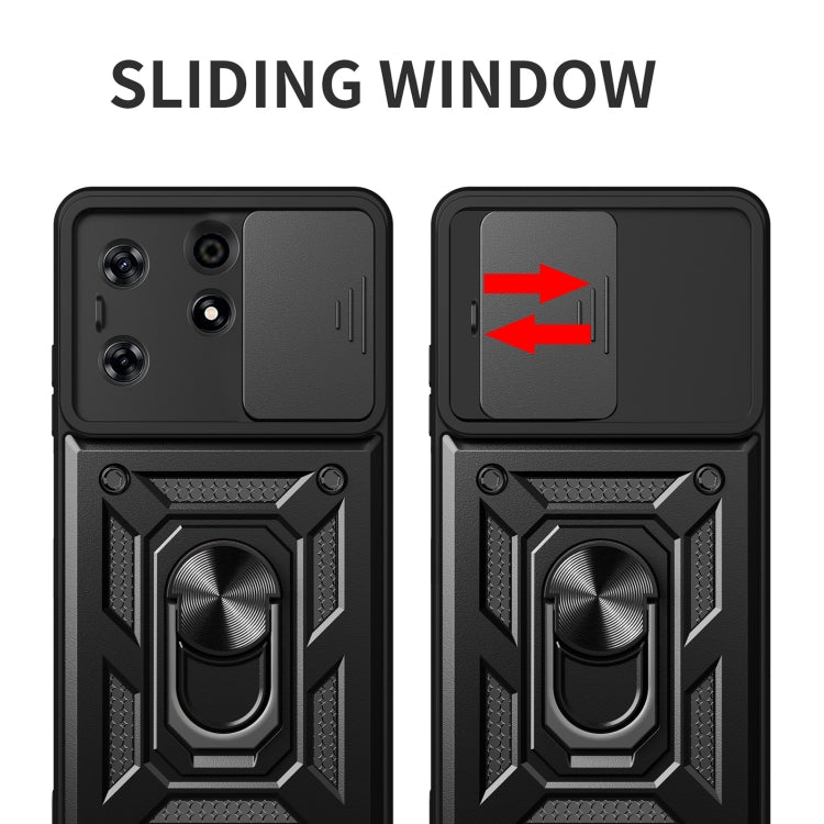 Sliding Camera Cover Design TPU+PC Phone Case, For Tecon Pova 5, For Tecno Spark 10 Pro