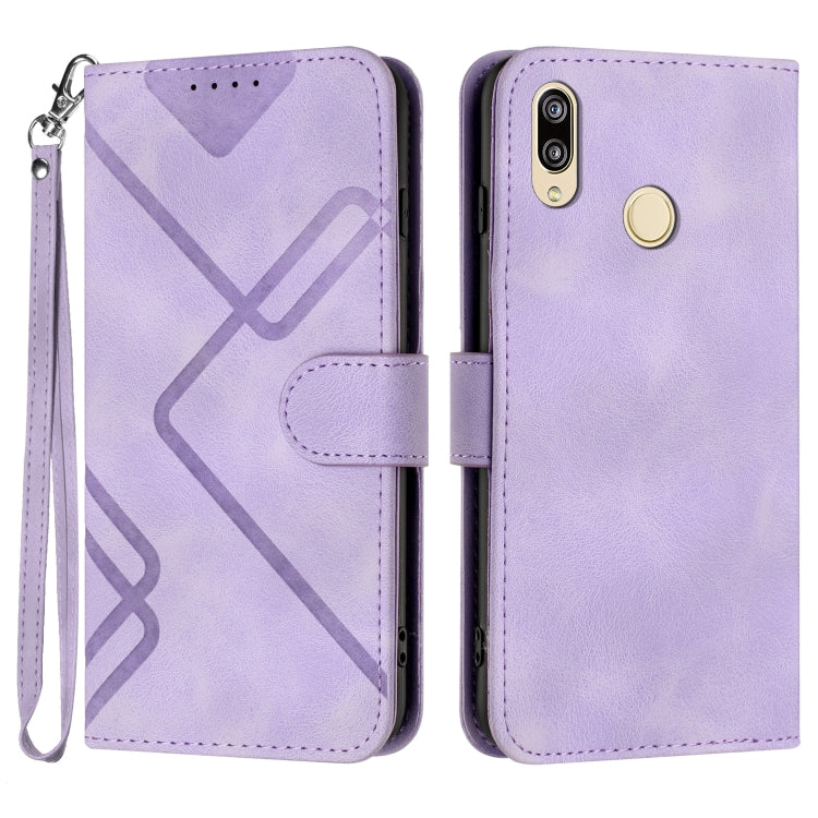 Line Pattern Skin Feel Leather Phone Case, For Xiaomi Redmi Note 8 Pro, For Xiaomi Redmi Note 7