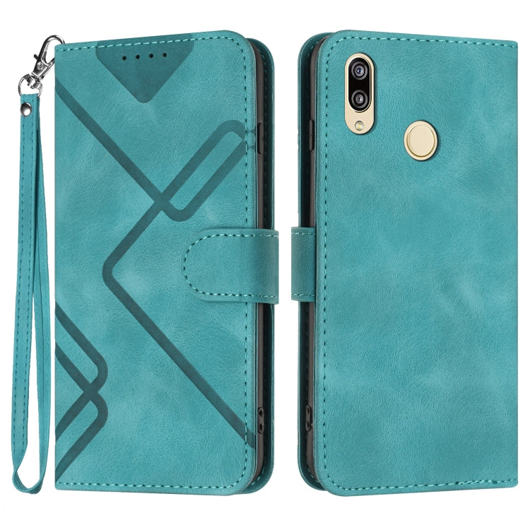 Line Pattern Skin Feel Leather Phone Case, For Xiaomi Redmi Note 8 Pro, For Xiaomi Redmi Note 7