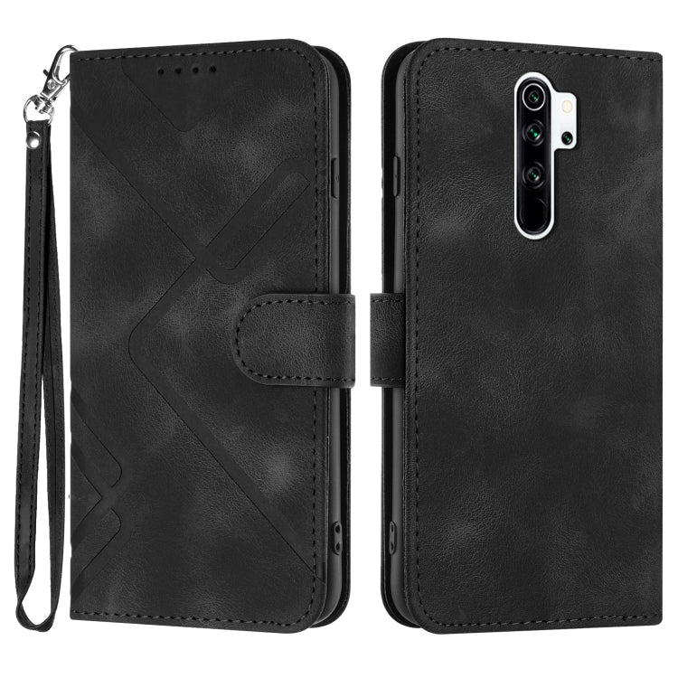Line Pattern Skin Feel Leather Phone Case, For Xiaomi Redmi Note 8 Pro, For Xiaomi Redmi Note 7