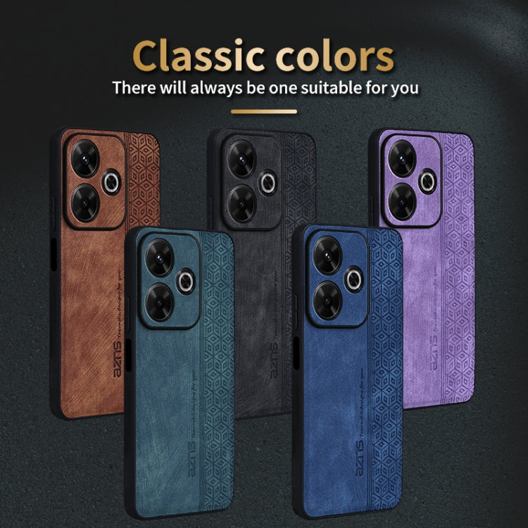 AZNS 3D Embossed Skin Feel Phone Case, For Xiaomi Redmi 13 4G Global, For Xiaomi Redmi Note 13R, For Xiaomi Redmi Turbo 3, For Xiaomi Redmi Note 13 Pro 4G