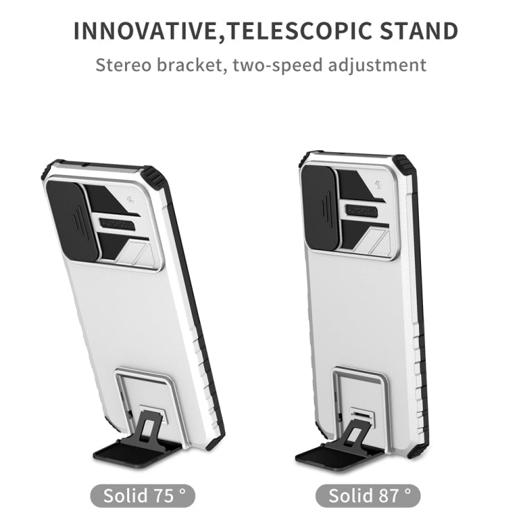 Stereoscopic Holder Sliding Camshield Phone Case, For Samsung Galaxy A05s, For Samsung Galaxy A15 5G, For Samsung Galaxy S24 5G