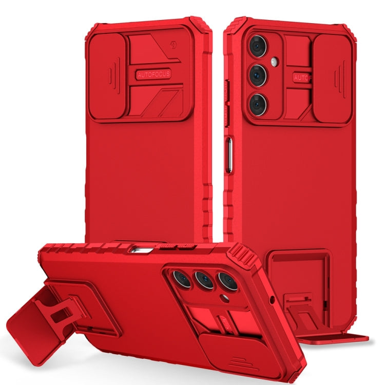 Stereoscopic Holder Sliding Camshield Phone Case, For Samsung Galaxy A05s, For Samsung Galaxy A15 5G, For Samsung Galaxy S24 5G