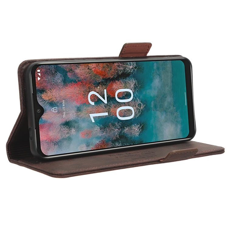 Magnetic Clasp Leather Phone Case, For Nokia G42, For Nokia C12 / C12 Pro / C12 Plus, For Nokia C22, For Nokia C32