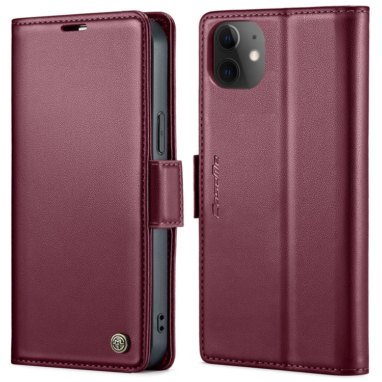 CaseMe 023 Butterfly Buckle Litchi Texture RFID Anti-theft Leather Phone Case, For iPhone 12 / 12 Pro, For iPhone 12 Pro Max, For iPhone 12 mini, For iPhone 11