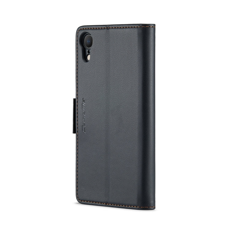 CaseMe 023 Butterfly Buckle Litchi Texture RFID Anti-theft Leather Phone Case, For iPhone XR, For iPhone SE 2022/SE 2020/6/7/8, For iPhone 6 Plus/7 Plus/8 Plus