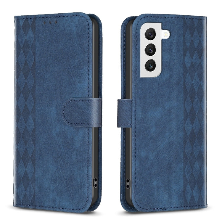 Plaid Embossed Leather Phone Case, For Samsung Galaxy S21 FE 5G, For Samsung Galaxy S20, For Samsung Galaxy S20+, For Samsung Galaxy S20 FE