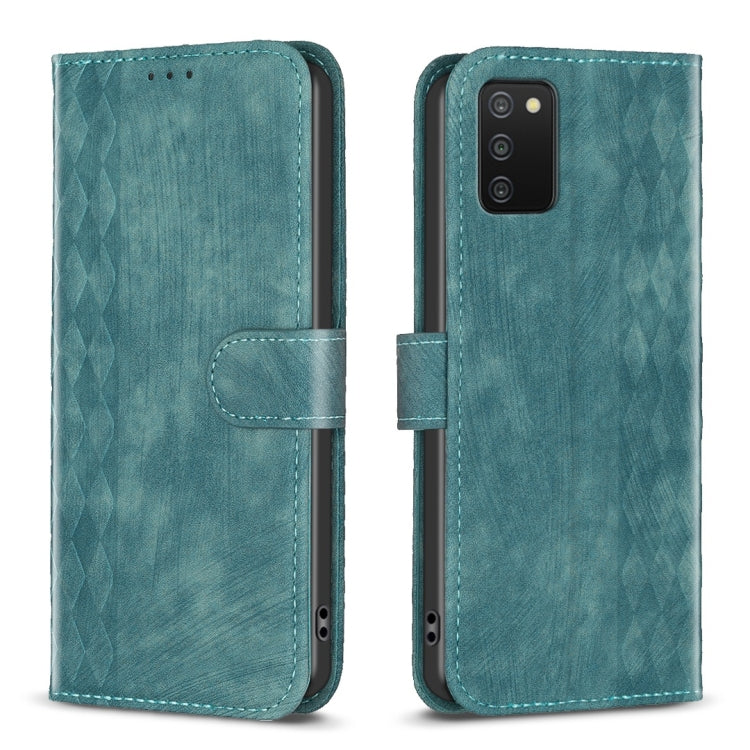 Plaid Embossed Leather Phone Case, For Samsung Galaxy S20 Ultra, For Samsung Galaxy A03s / A02s, For Samsung Galaxy A12, For Samsung Galaxy A13 4G/5G