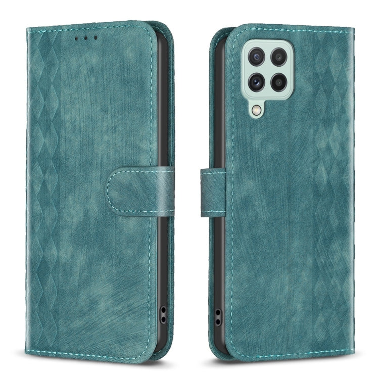 Plaid Embossed Leather Phone Case, For Samsung Galaxy S20 Ultra, For Samsung Galaxy A03s / A02s, For Samsung Galaxy A12, For Samsung Galaxy A13 4G/5G