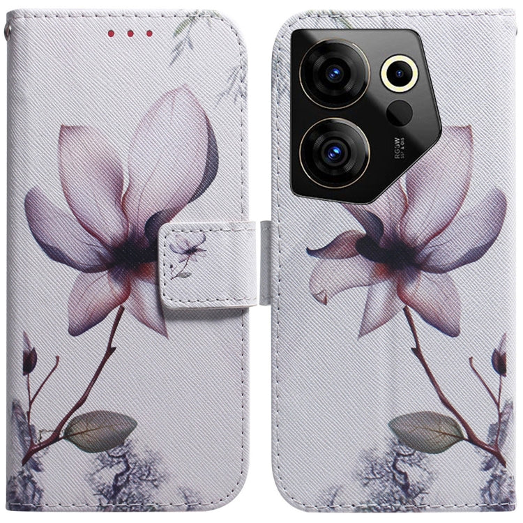 Coloured Drawing Flip Leather Phone Case, For Tecno Camon 20 Premier 5G, For Tecno Camon 20 Pro 5G