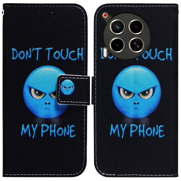 Coloured Drawing Flip Leather Phone Case, For Tecno Camon 30 Pro CL8, For Tecno Camon 30 4G / 30 5G CL6 CL7