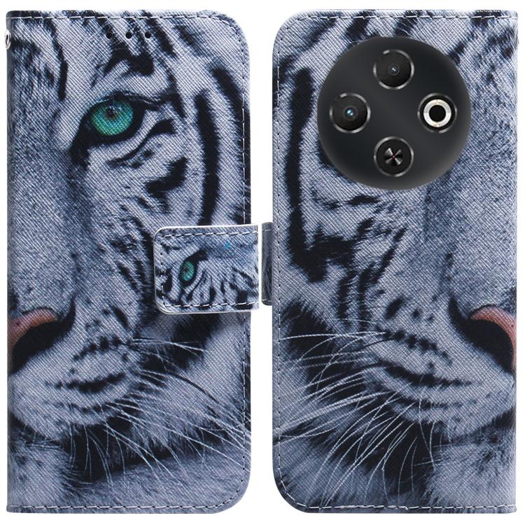 Coloured Drawing Flip Leather Phone Case, For Tecno Pop 10 / Spark Go 2 4G, For Tecno Pop 9 5G / Spark 30C 5G