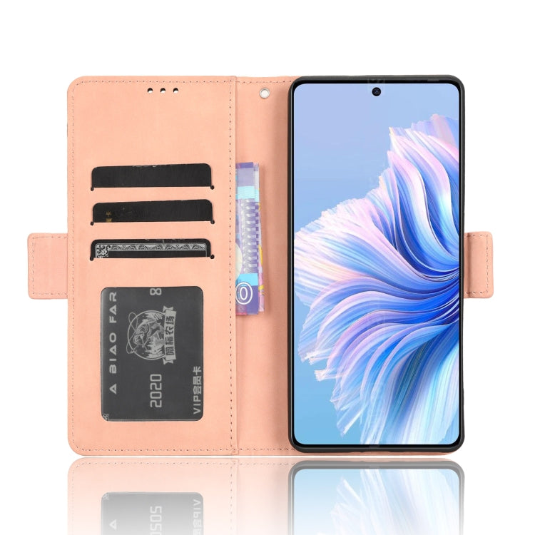 Skin Feel Calf Texture Card Slots Leather Phone Case, For Tecno Camon 20 Pro