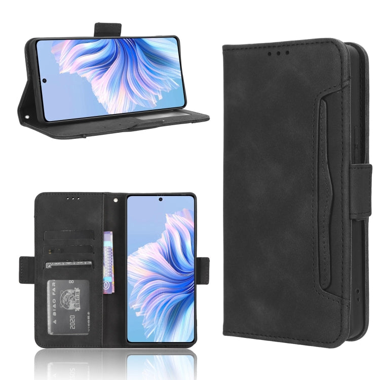 Skin Feel Calf Texture Card Slots Leather Phone Case, For Tecno Camon 20 Pro