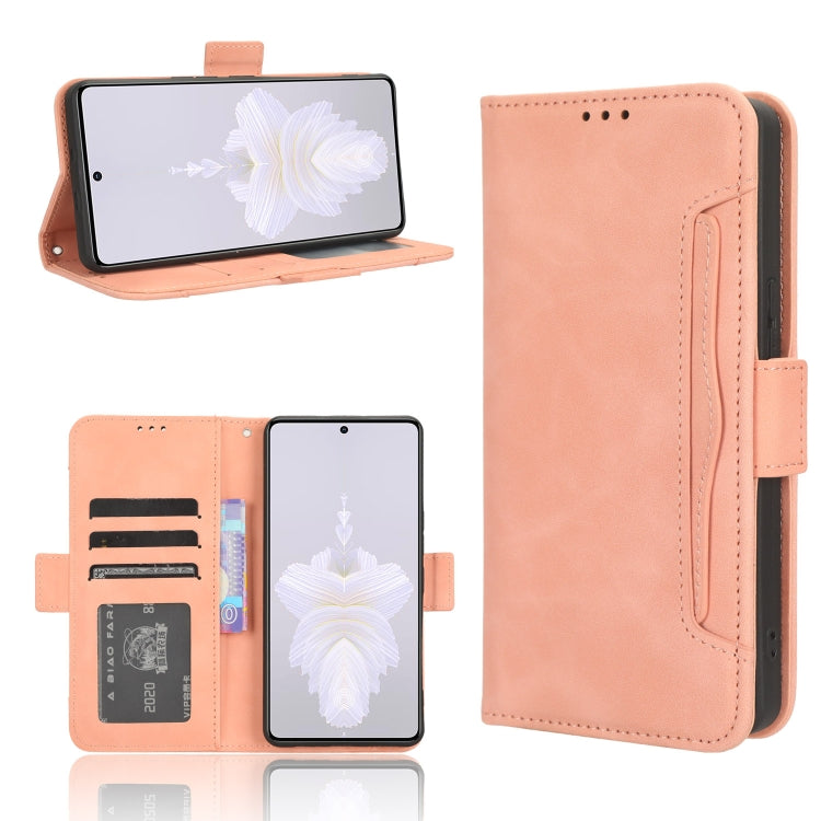 Skin Feel Calf Texture Card Slots Leather Phone Case, For Tecno Camon 20 Pro