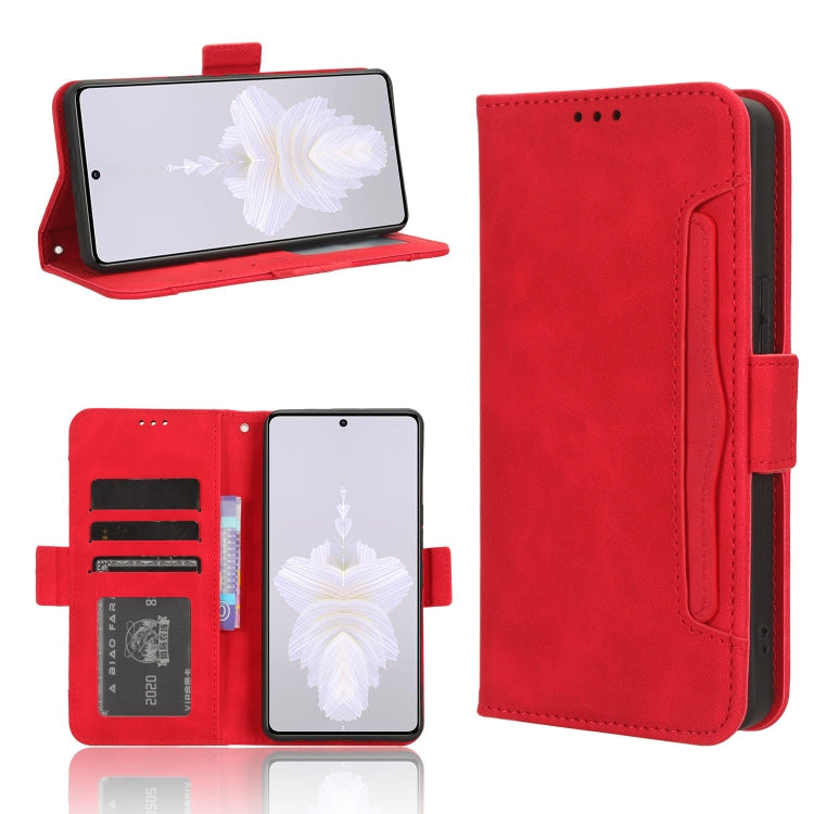 Skin Feel Calf Texture Card Slots Leather Phone Case, For Tecno Camon 20 Pro