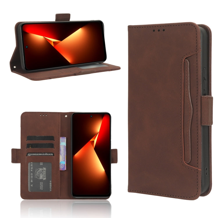 Skin Feel Calf Texture Card Slots Leather Phone Case, For Tecno Pova Neo 3, For Tenco Pova 5 4G, For Tecno Camon 20 Premier 5G, For Tecno Camon 20 Pro 5G