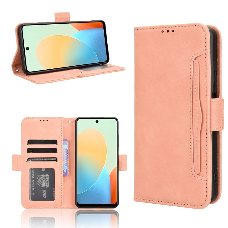 Skin Feel Calf Texture Card Slots Leather Phone Case, For Tecno Pova 5 Pro, For Tecno Pova Neo 3, For Tenco Pova 5 4G, For Tecno Camon 20 Premier 5G