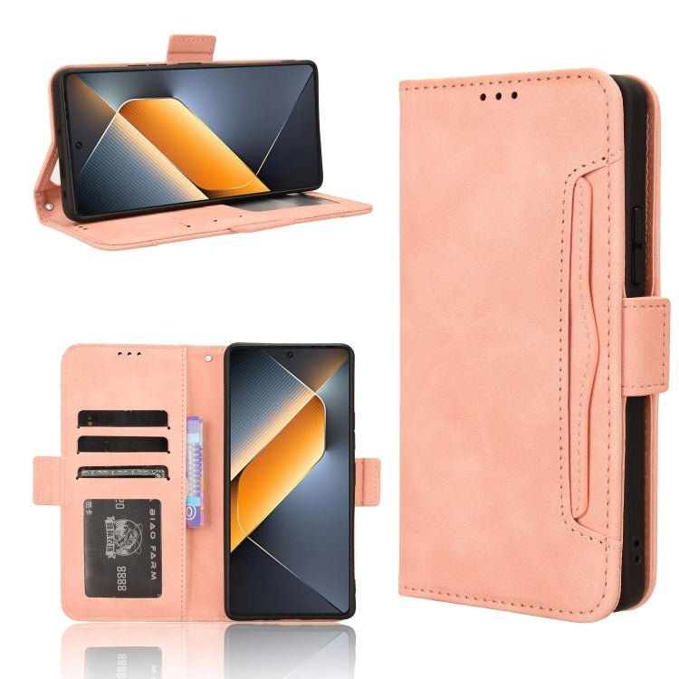 Skin Feel Calf Texture Card Slots Leather Phone Case, For Tecno Pova 5 Pro, For Tecno Pova Neo 3, For Tenco Pova 5 4G, For Tecno Camon 20 Premier 5G
