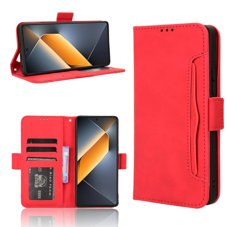 Skin Feel Calf Texture Card Slots Leather Phone Case, For Tecno Pova 5 Pro, For Tecno Pova Neo 3, For Tenco Pova 5 4G, For Tecno Camon 20 Premier 5G