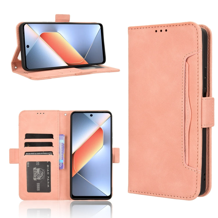 Skin Feel Calf Texture Card Slots Leather Phone Case, For Tecno Pova 6 4G, For Tecno Camon 30 Pro 5G, For Tecno Camon 30 5G / 4G, For Tecno Pova 6 Pro 5G