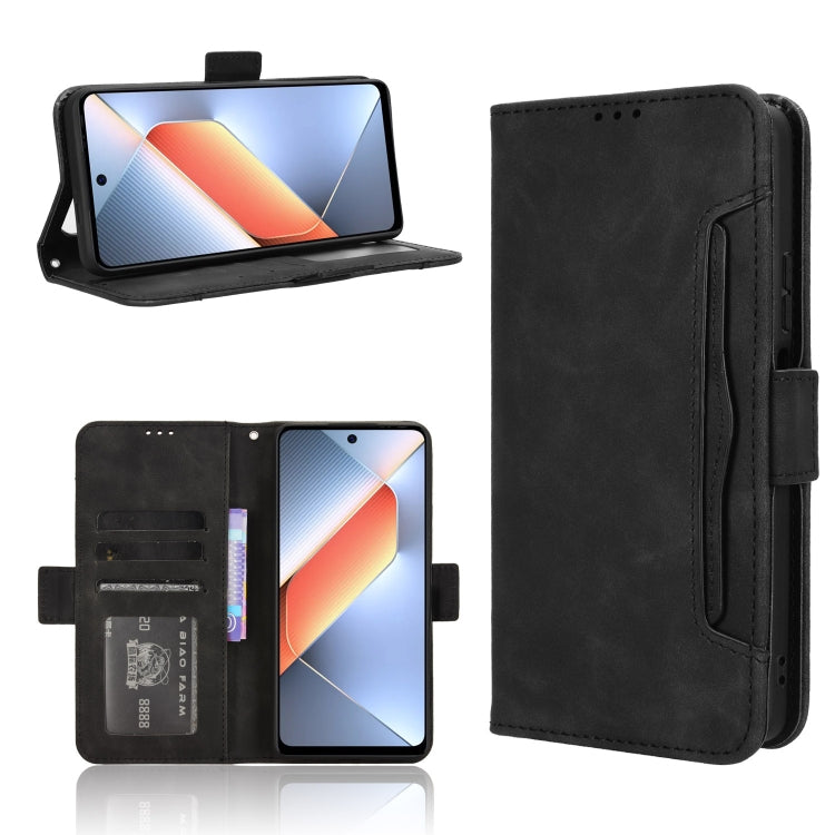Skin Feel Calf Texture Card Slots Leather Phone Case, For Tecno Pova 6 4G, For Tecno Camon 30 Pro 5G, For Tecno Camon 30 5G / 4G, For Tecno Pova 6 Pro 5G