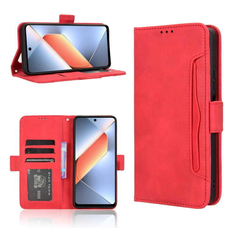 Skin Feel Calf Texture Card Slots Leather Phone Case, For Tecno Pova 6 4G, For Tecno Camon 30 Pro 5G, For Tecno Camon 30 5G / 4G, For Tecno Pova 6 Pro 5G