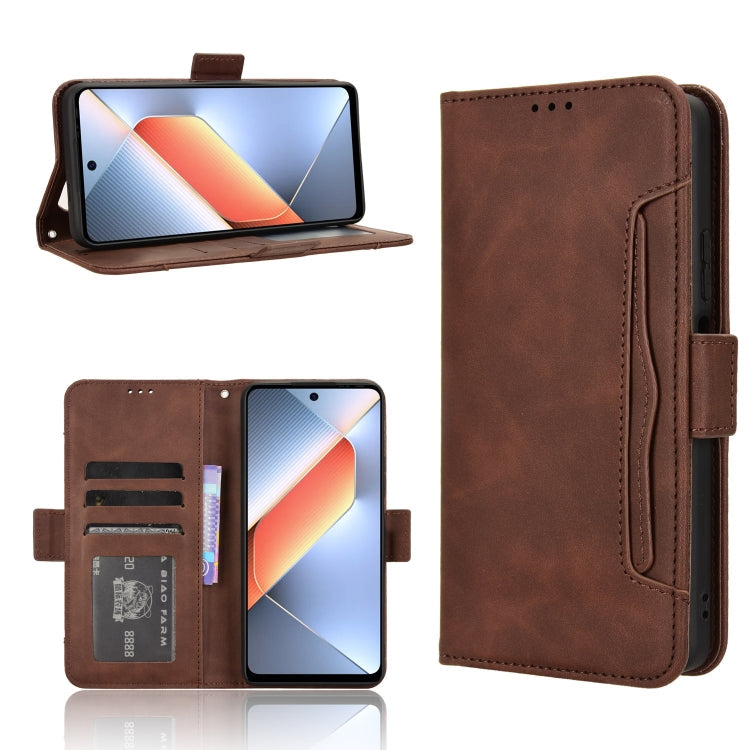 Skin Feel Calf Texture Card Slots Leather Phone Case, For Tecno Pova 6 4G, For Tecno Camon 30 Pro 5G, For Tecno Camon 30 5G / 4G, For Tecno Pova 6 Pro 5G
