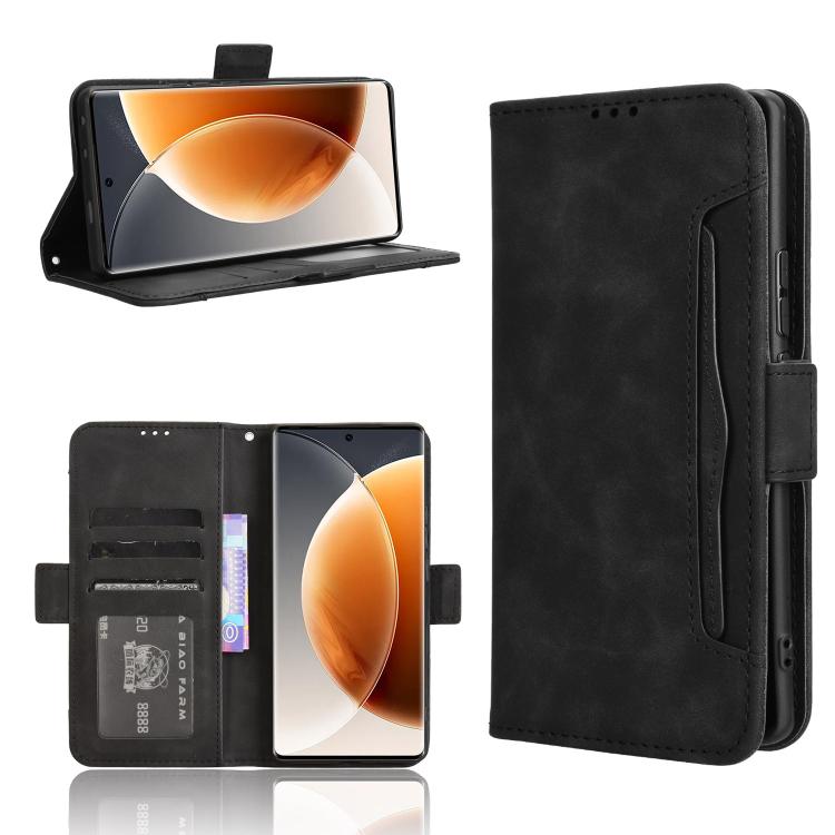Skin Feel Calf Texture Card Slots Leather Phone Case, For Tecno Camon 40 Premier 5G, For Tecno Camon 40 4G, For Tecno Camon 30S 4G / 30S Pro 4G, For Tecno Pova 6 Neo 5G / Spark 30 5G