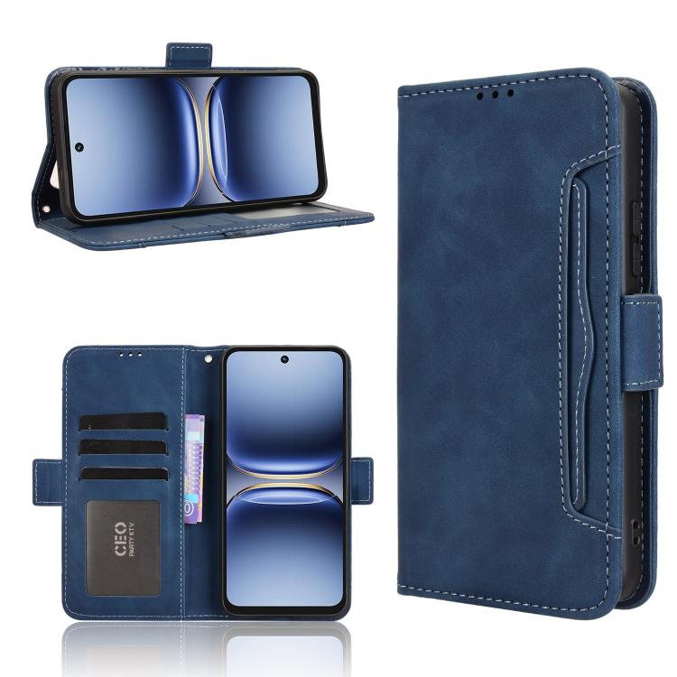 Skin Feel Calf Texture Card Slots Leather Phone Case, For Tecno Pova 7 4G, For Tecno Spark Go 2 4G, For Tecno Pova Curve 5G, For Tecno Camon 40 Pro 4G / 5G