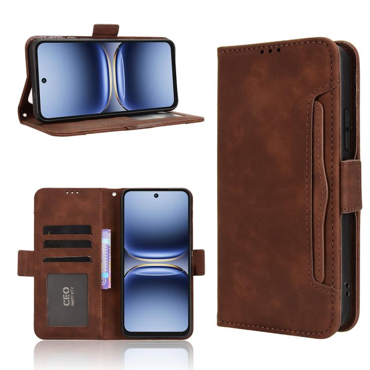 Skin Feel Calf Texture Card Slots Leather Phone Case, For Tecno Pova 7 4G, For Tecno Spark Go 2 4G, For Tecno Pova Curve 5G, For Tecno Camon 40 Pro 4G / 5G