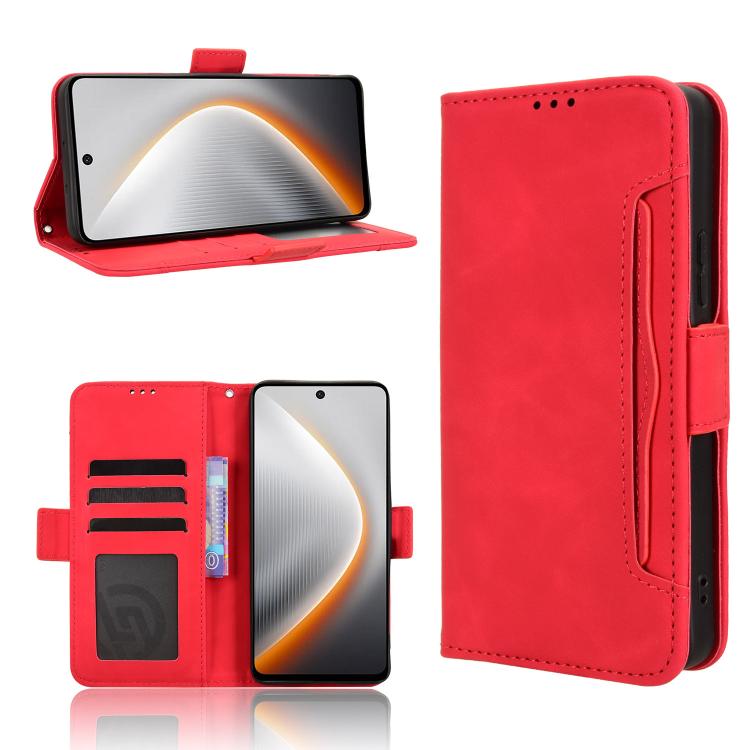 Skin Feel Calf Texture Card Slots Leather Phone Case, For Tecno Spark 40 Pro+ 4G, For Tecno Spark 40 Pro 4G, For Tecno Spark 40 4G, For Tecno Pova 7 Ultra 5G
