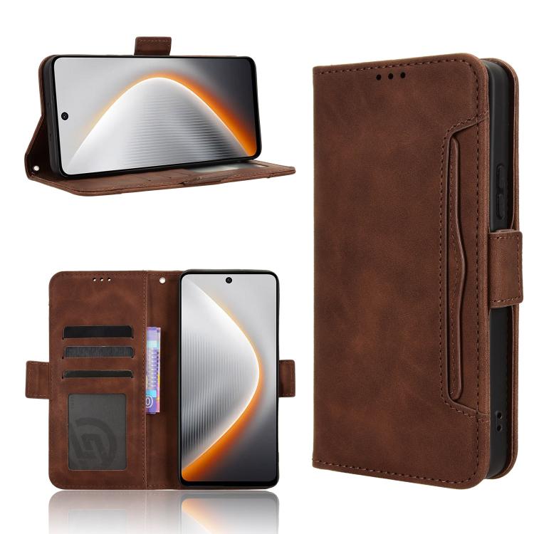 Skin Feel Calf Texture Card Slots Leather Phone Case, For Tecno Spark 40 Pro+ 4G, For Tecno Spark 40 Pro 4G, For Tecno Spark 40 4G, For Tecno Pova 7 Ultra 5G