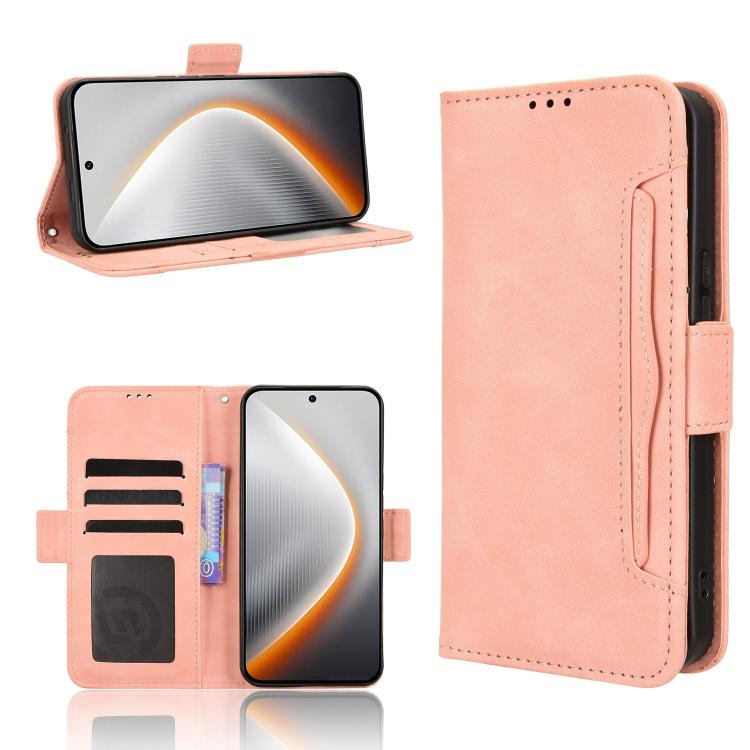Skin Feel Calf Texture Card Slots Leather Phone Case, For Tecno Pova 7 4G, For Tecno Spark Go 2 4G, For Tecno Pova Curve 5G, For Tecno Camon 40 Pro 4G / 5G