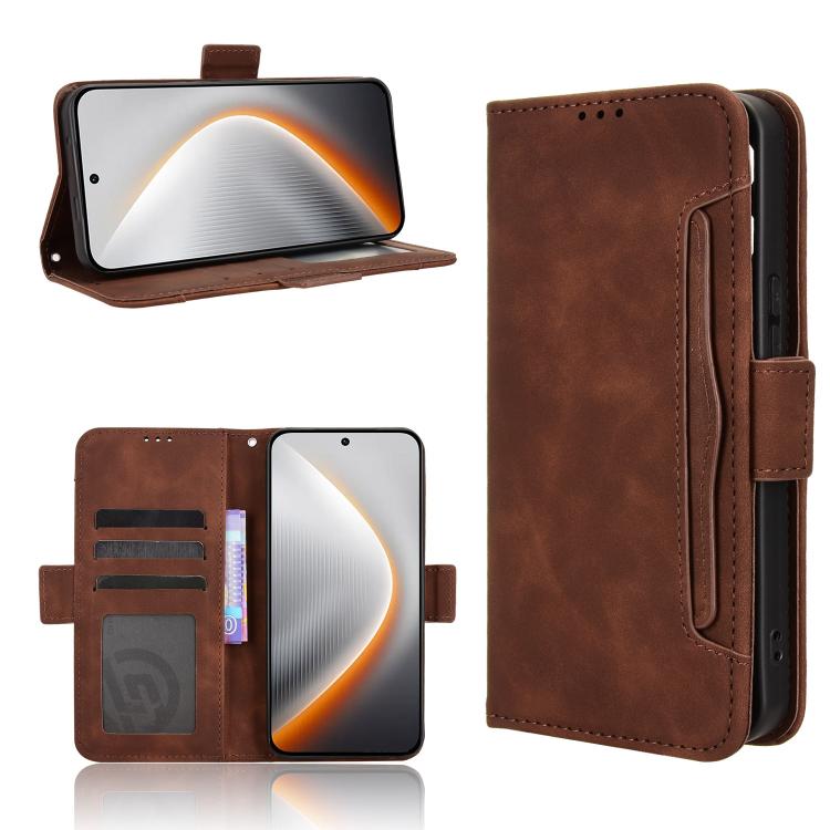 Skin Feel Calf Texture Card Slots Leather Phone Case, For Tecno Pova 7 4G, For Tecno Spark Go 2 4G, For Tecno Pova Curve 5G, For Tecno Camon 40 Pro 4G / 5G