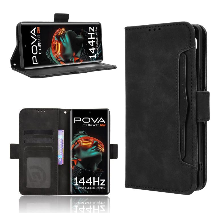 Skin Feel Calf Texture Card Slots Leather Phone Case, For Tecno Camon 40 Premier 5G, For Tecno Camon 40 4G, For Tecno Camon 30S 4G / 30S Pro 4G, For Tecno Pova 6 Neo 5G / Spark 30 5G
