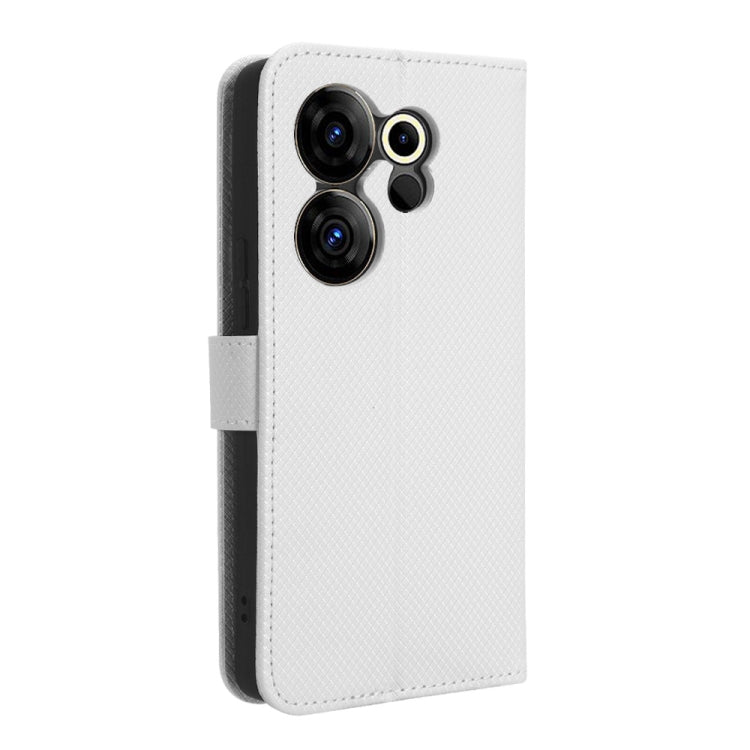 Diamond Texture Leather Phone Case, For Tecno Camon 20 Pro