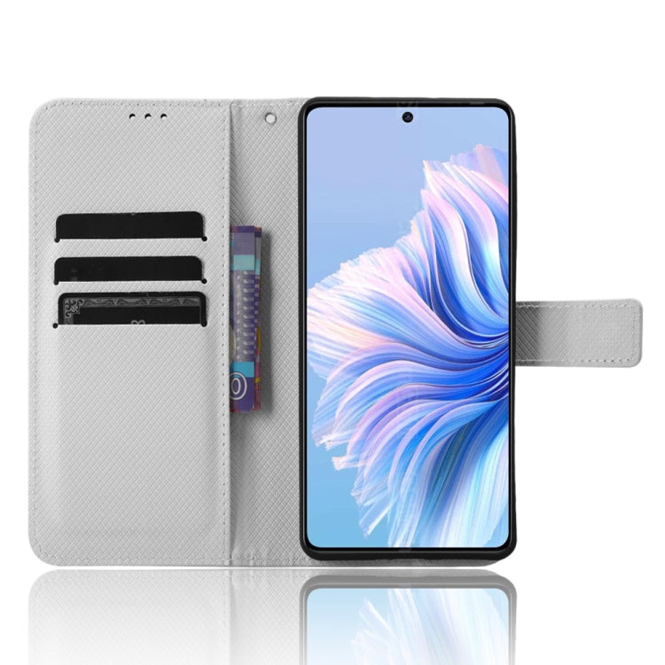 Diamond Texture Leather Phone Case, For Tecno Camon 20 Pro