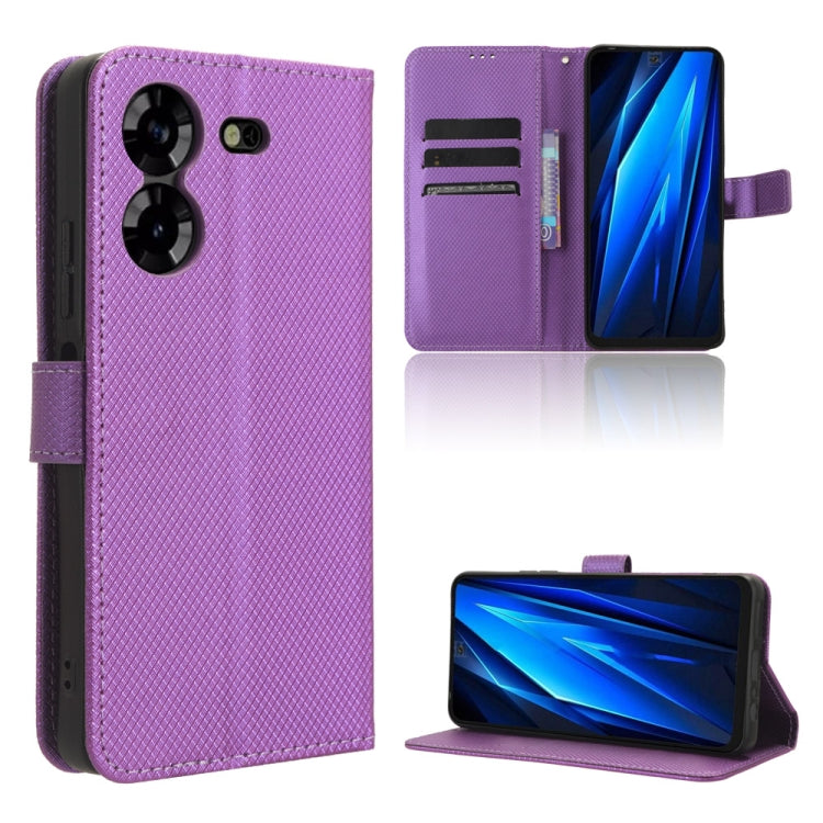 Diamond Texture Leather Phone Case, For Tecno Camon 20 Pro 5G, For Tecno Camon 20 Pro