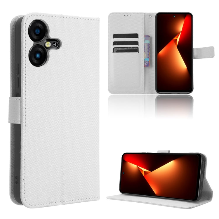 Diamond Texture Leather Phone Case, For Tecno Camon 20 Pro 5G, For Tecno Camon 20 Pro