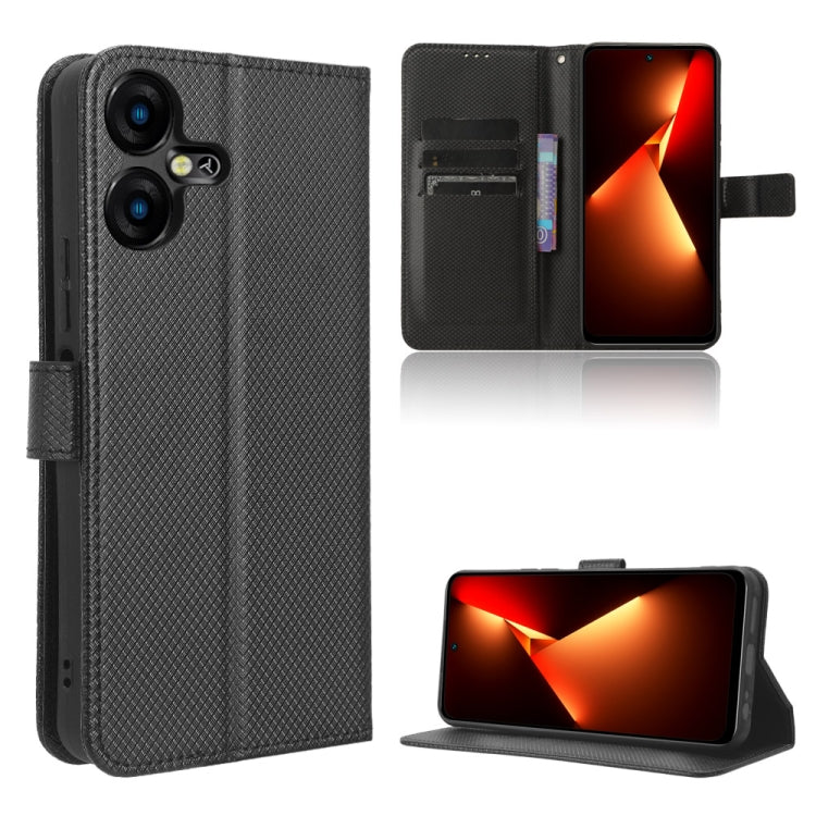 Diamond Texture Leather Phone Case, For Tecno Camon 20 Pro 5G, For Tecno Camon 20 Pro