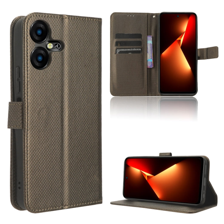 Diamond Texture Leather Phone Case, For Tecno Camon 20 Pro 5G, For Tecno Camon 20 Pro