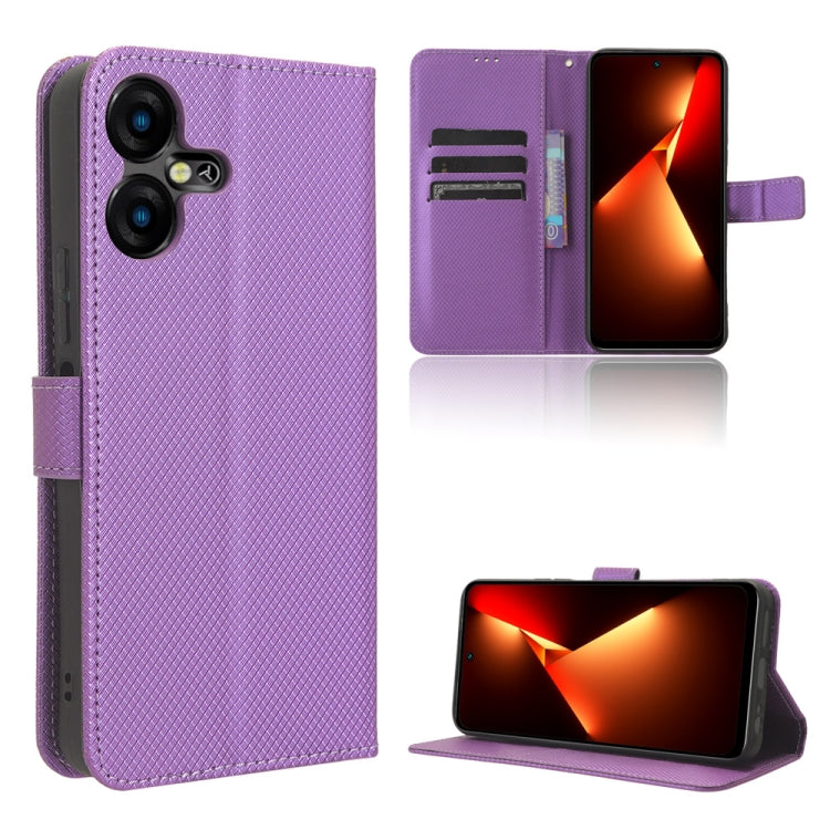Diamond Texture Leather Phone Case, For Tecno Camon 20 Pro 5G, For Tecno Camon 20 Pro